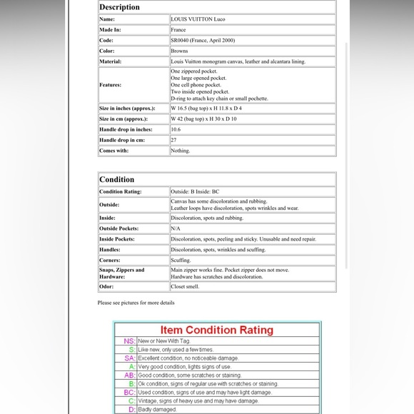 Louis Vuitton Brown and Tan Monogram Tote - Picture 16 of 16